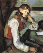 Paul Cezanne Boy with a Red Waistcoat Germany oil painting artist